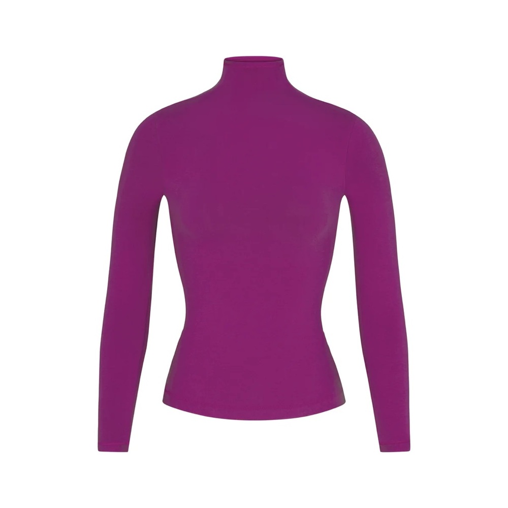 Skims Cotton Jersey Turtleneck